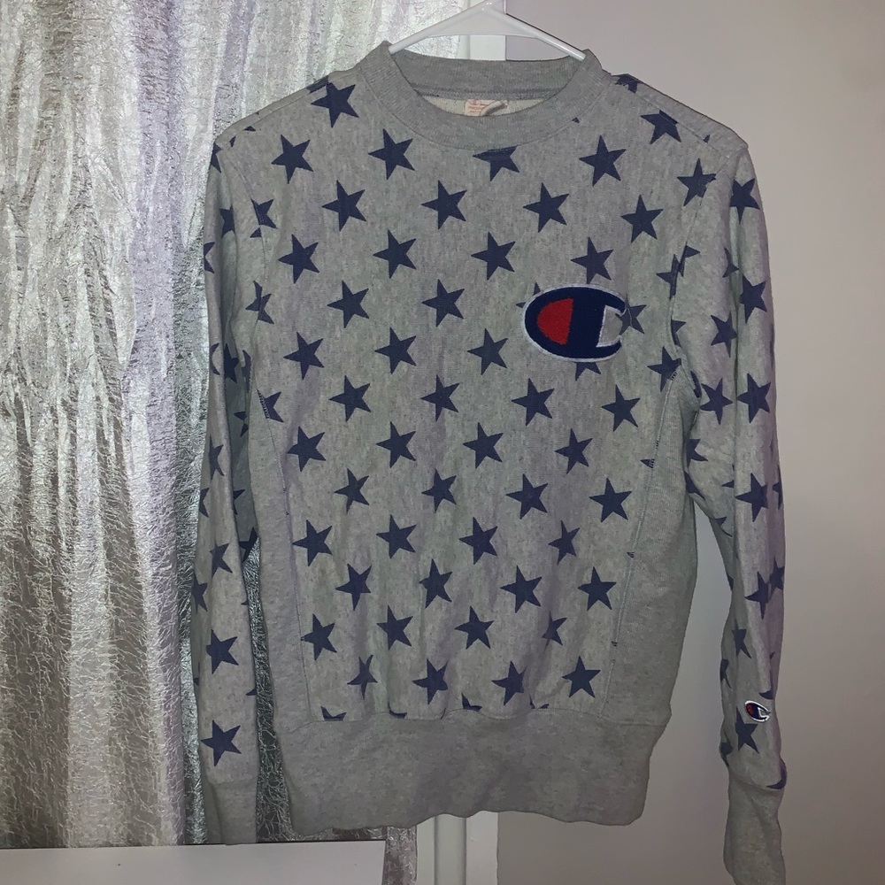 Champion Star Patterned Sweatshirt